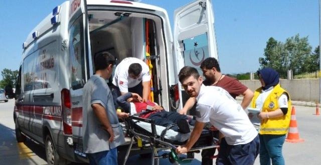 ASMADAN DÜŞEREK AĞIR YARALANDI