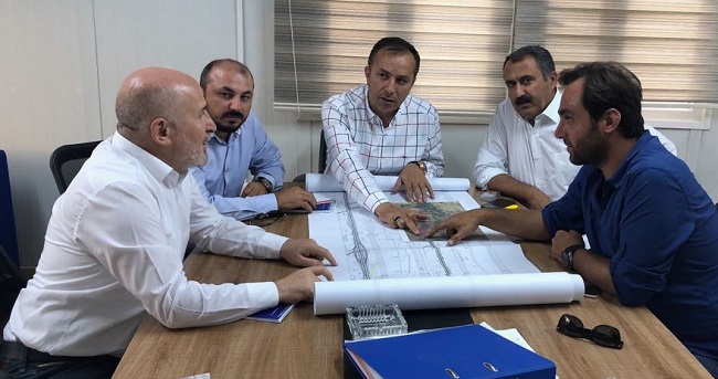 MECİTÖZÜ YOL ÇALIŞMALARINI İNCELEDİLER