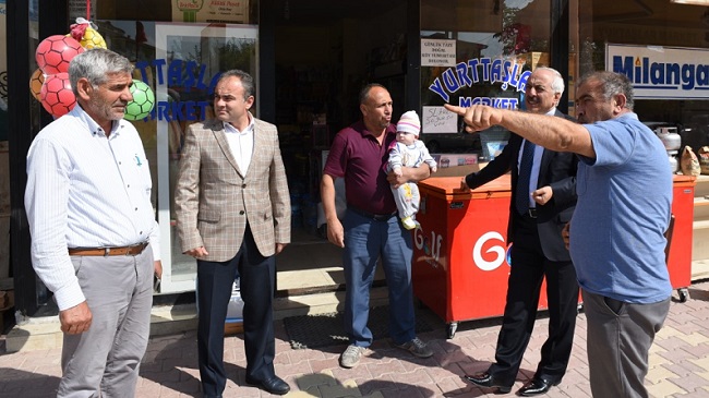 BAŞKAN GÜL ESNAFIN TALEPLERİNİ DİNLEDİ