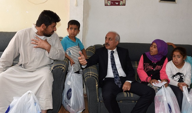 BAŞKAN’DAN IRAKLI AİLEYE ZİYARET