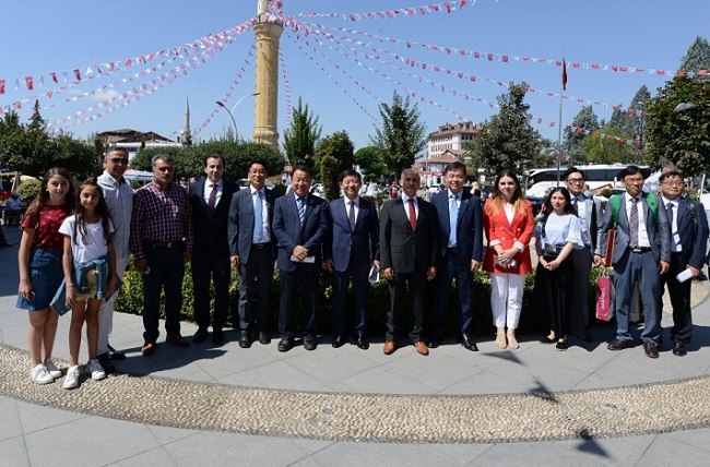 GÜNEY KORE HEYETİ ÇORUM’A HAYRAN KALDI