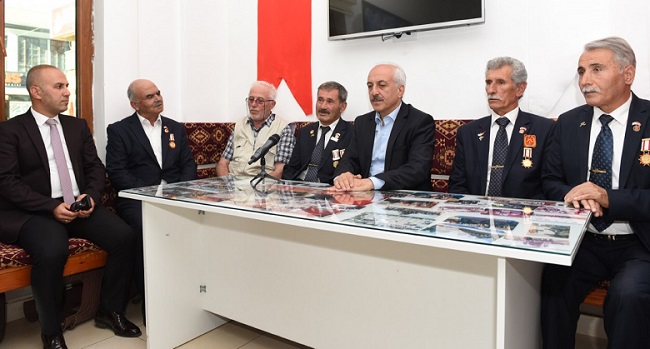 GÜL’DEN GAZİLER DERNEĞİNE ZİYARET