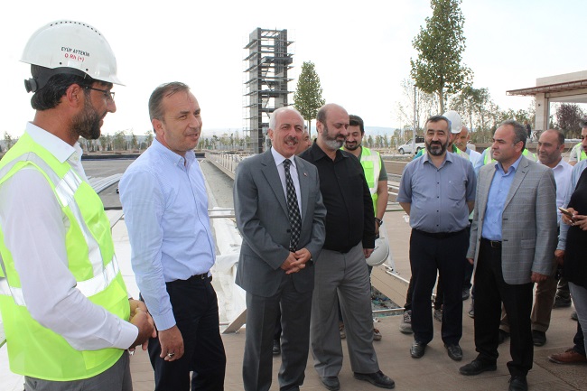 KENTPARK’TA İNCELEMELERDE BULUNDULAR