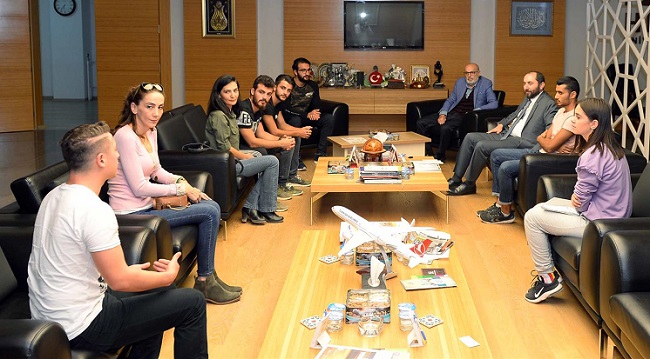 REKTÖR ALKAN’A TEŞEKKÜR ETTİLER