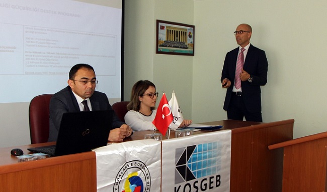 TSO ÜYELERİNE KOSGEB DESTEKLERİ ANLATILDI