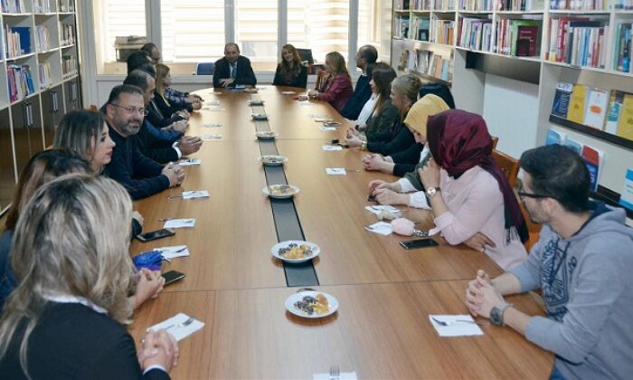 SAĞLIK VE SPOR BİLİMLERİNİ ZİYARET ETTİ