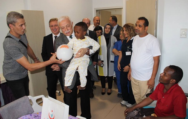 CİBUTİ’Lİ ÇOCUKLAR ÇORUM’DA TEDAVİ EDİLECEK