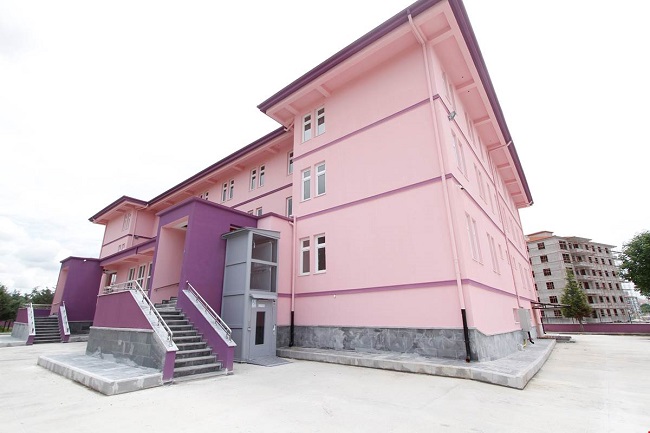 100 YATAKLI KIZ PANSİYONU TAMAMLANDI