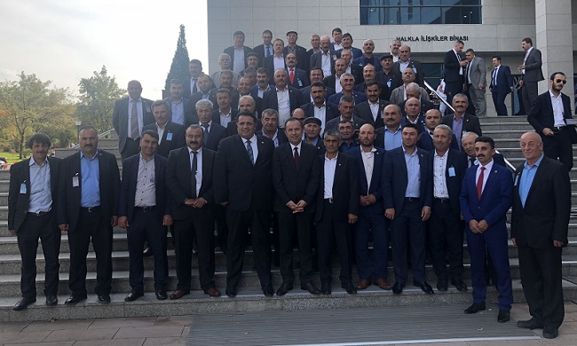 MİLLETVEKİLLERİ MUHTARLARI KABUL ETTİ