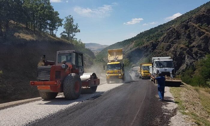 ASFALT ÇALIŞMALARI DEVAM EDİYOR