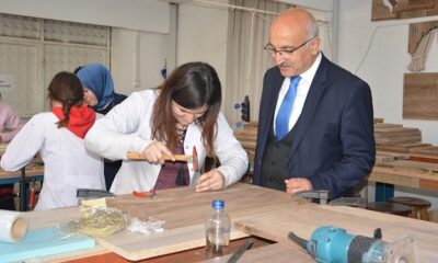 İSKİLİP HALK EĞİTİM MERKEZİNİ İNCELEDİLER