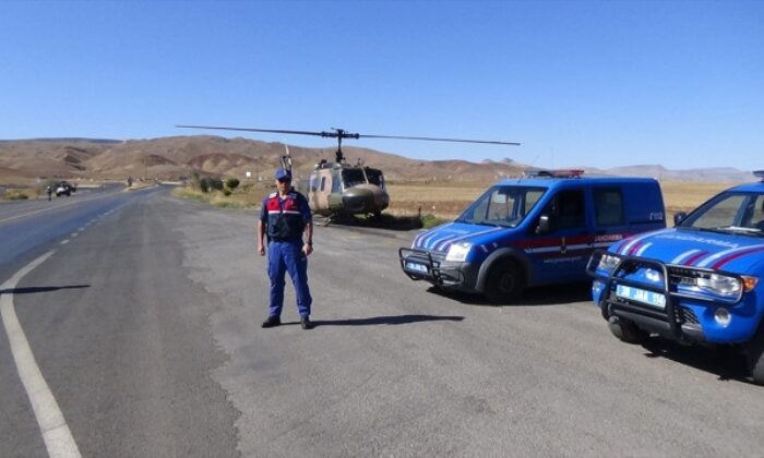 ÇORUM’DA HELİKOPTER İLE TRAFİK DENETİMİ