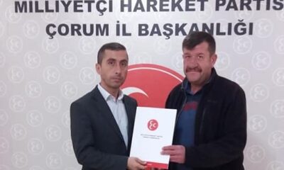 AHMET TÜRK MHP’DEN ADAY OLDU