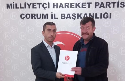 AHMET TÜRK MHP’DEN ADAY OLDU