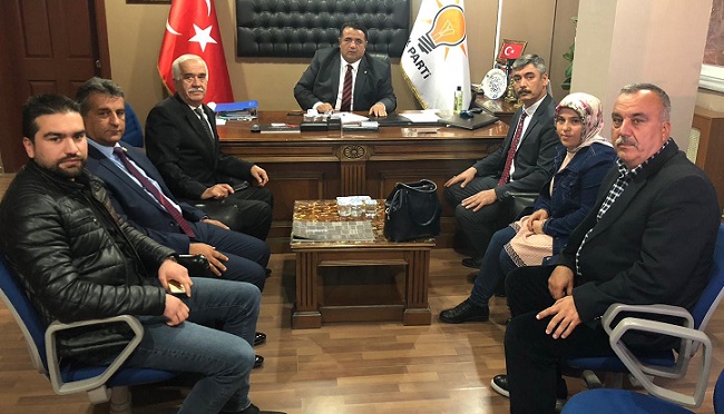 KAYA YOZGAT’TA PARTİLİLERLE GÖRÜŞTÜ