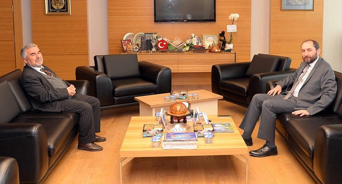 MÜFTÜ AKIN’DAN REKTÖR’E VEDA ZİYARETİ
