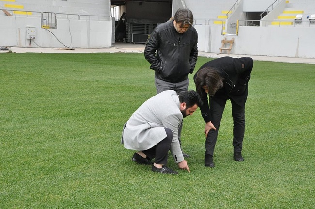 BAŞKAN STATTA İNCELEMELERDE BULUNDU