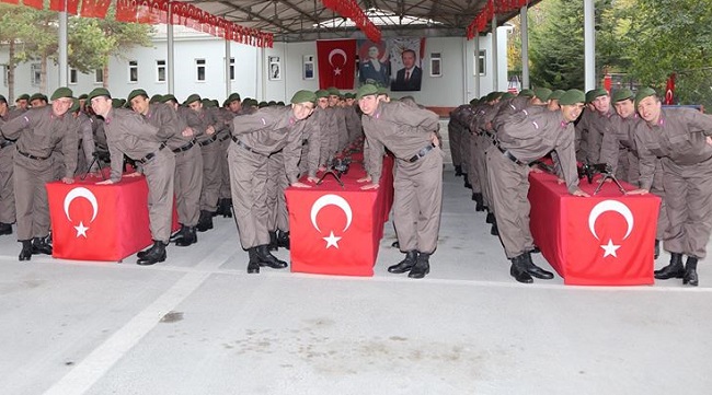BEDELLİ ASKERLER YEMİN ETTİ