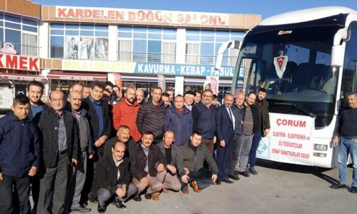 ELEKTRİKÇİ ESNAFI ANKARA’DA FUARA KATILDI