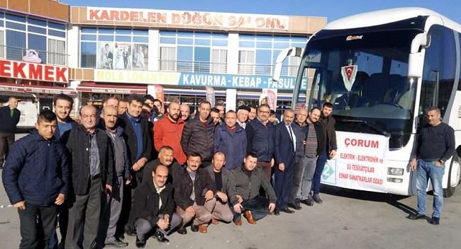 ELEKTRİKÇİ ESNAFI ANKARA’DA FUARA KATILDI