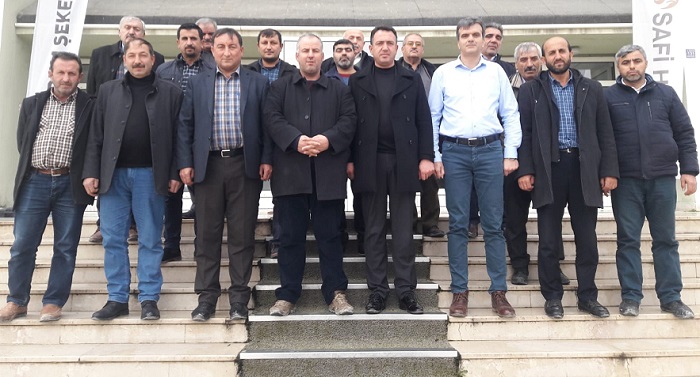 ŞEKER ÜRETİCİLERİNİN SORUNLARI İLETİLDİ