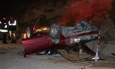 TRAFİK KAZASINDA 2 KİŞİ YARALANDI
