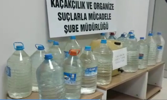 EMNİYET’TEN KAÇAK İÇKİ OPERASYONU
