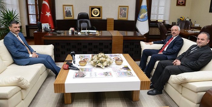 VALİ ÇİFTÇİ’DEN BAŞKAN GÜL’E ZİYARET