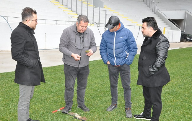 STATLARIN ÇİMLERİ VE ZEMİNİ İNCELENDİ