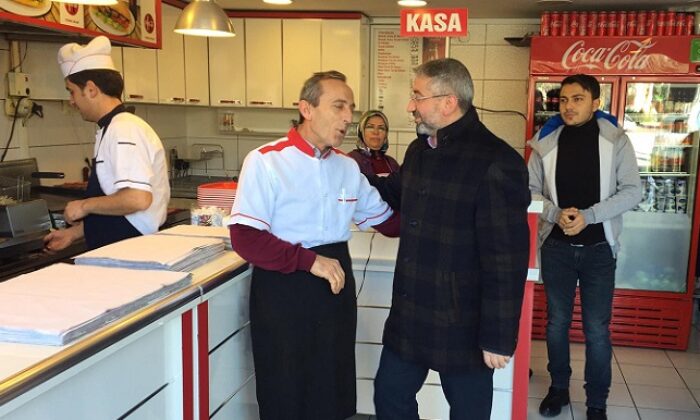 AŞGIN’DAN ESNAF ZİYARETLERİNE DEVAM