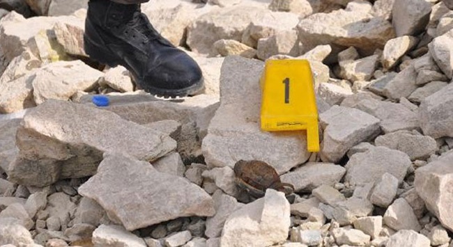 BARAJ KENARINDA 4 EL BOMBASI BULUNDU