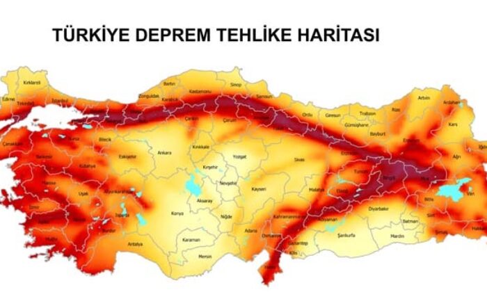 DEPREM HARİTASINDA ÇORUM’UN DURUMU