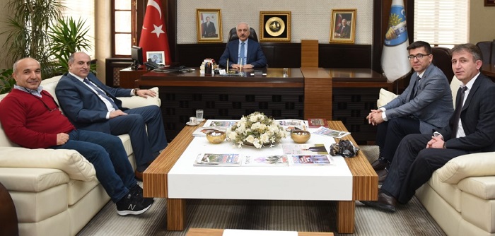 BAŞKAN ZEKİ GÜL’E TEŞEKKÜR ZİYARETİ