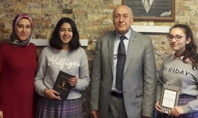 DERECEYE GİREN ÖĞRENCİLER ÖDÜLLENDİRİLDİ