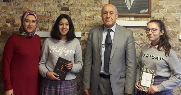 DERECEYE GİREN ÖĞRENCİLER ÖDÜLLENDİRİLDİ