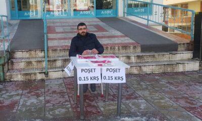 ÇORUM’DA 15 KURUŞA POŞET SATTI