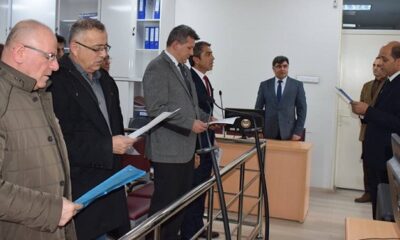 BİLİRKİŞİLER YEMİN EDEREK GÖREVİNE BAŞLADI