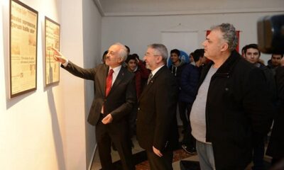 GAZETE MANŞETLERİ SERGİSİ AÇILDI