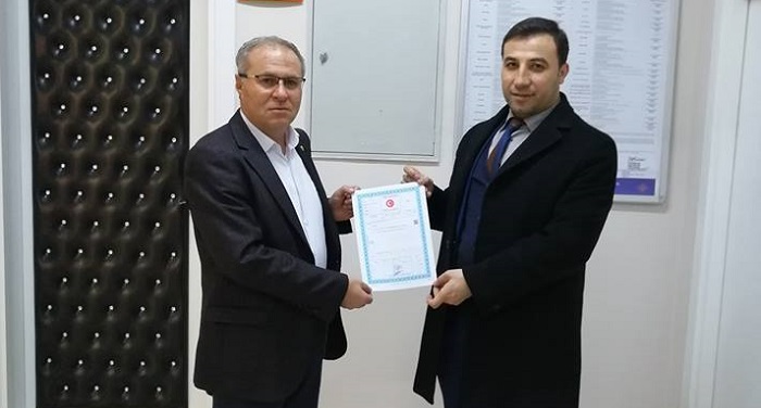 HİZMET BİNASININ TAPUSUNU ALDI