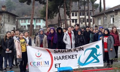 ÖĞRENCİLER SAĞLIK İÇİN YÜRÜDÜ