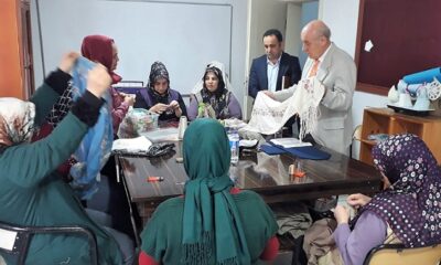 KURSİYERLERİN ÇALIŞMALARINI İNCELEDİ