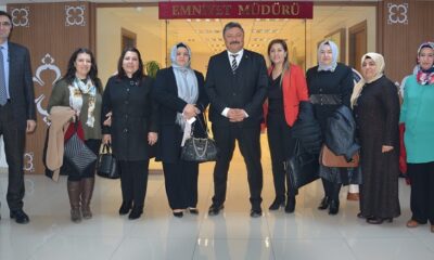 EMNİYET MÜDÜRÜNÜ ZİYARET ETTİLER