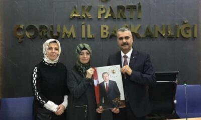 ERDOĞAN’DAN ÇORUM’A İMZALI FOTOĞRAF