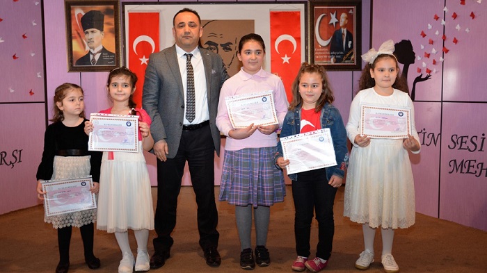 ÖĞRENCİLER GÜZEL OKUMAK İÇİN YARIŞTI