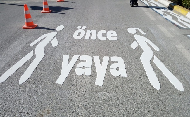 BELEDİYE’DEN ÖNCE YAYA UYGULAMASI