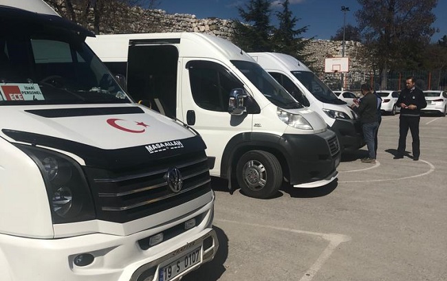OKUL SERVİS ARAÇLARI DENETLENDİ
