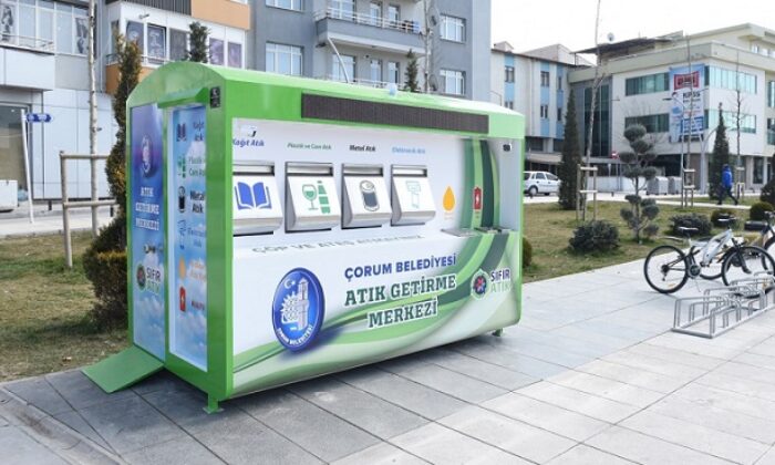 ÇORUM’A MOBİL ATIK GETİRME MERKEZİ