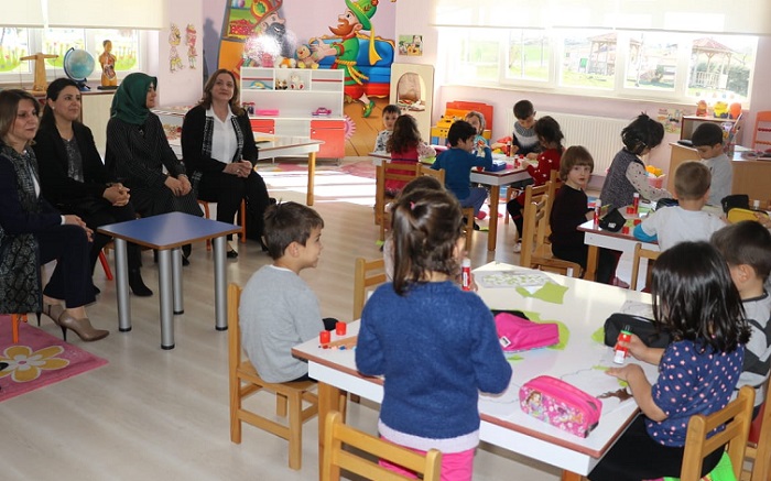 ANAOKULU MİNİKLERİNE SÜRPRİZ ZİYARET
