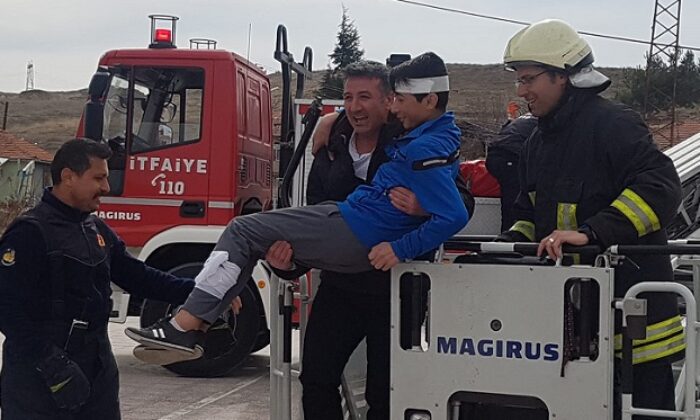 GERÇEĞİ ARATMAYAN YANGIN TATBİKATI