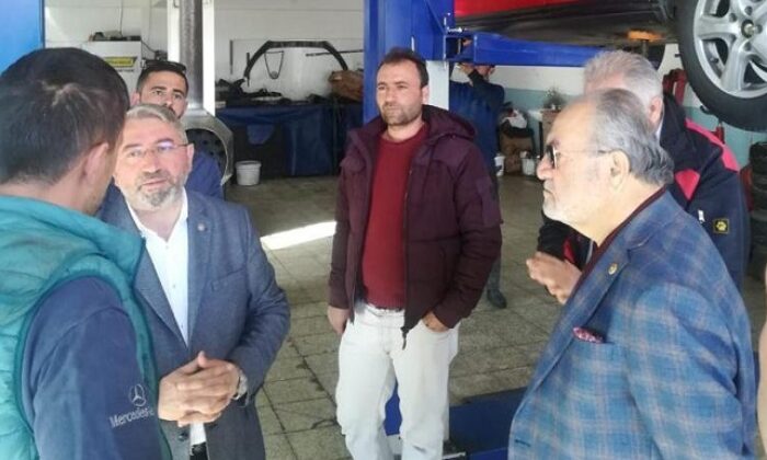 ESNAFIN SORUNLARINI DİNLEDİLER